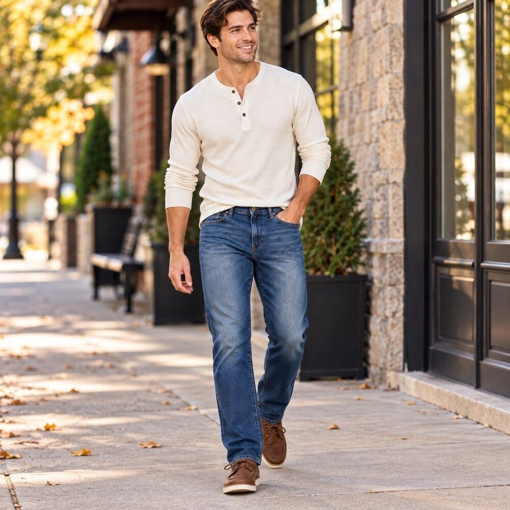 Lucky Brand Men’s 412 Athletic Slim Fit Jeans 38x30 Casual Comfort